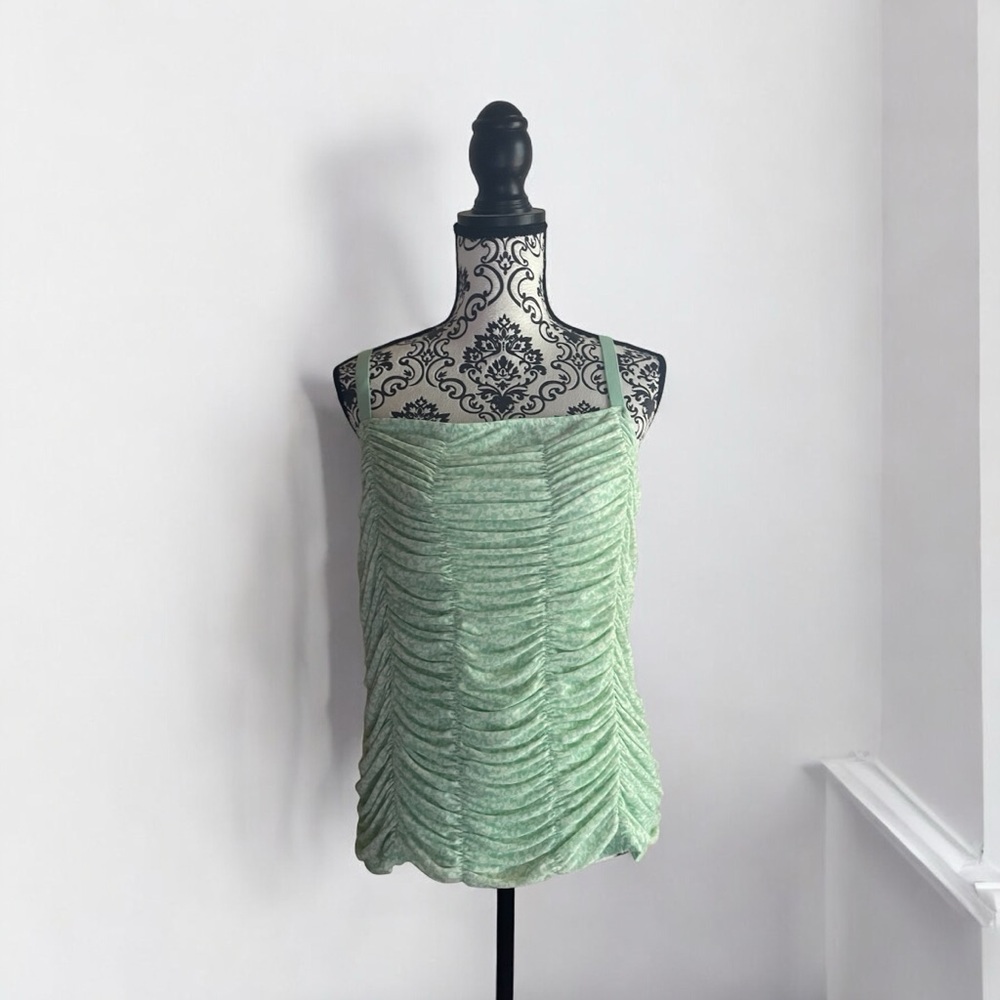 Torrid Women’s Size 1X 14-16 Green Tank Top - Picture 3 of 11